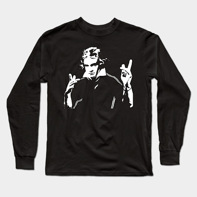 beethoven Long Sleeve T-Shirt by vivalarevolucio